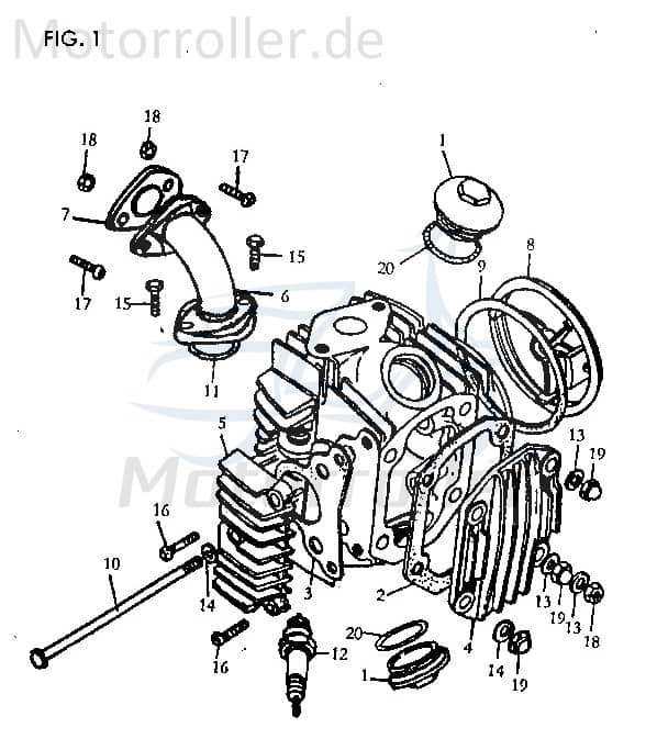 Dichtung Ventildeckel Ventildeckeldichtung 7D17-J7-32-3