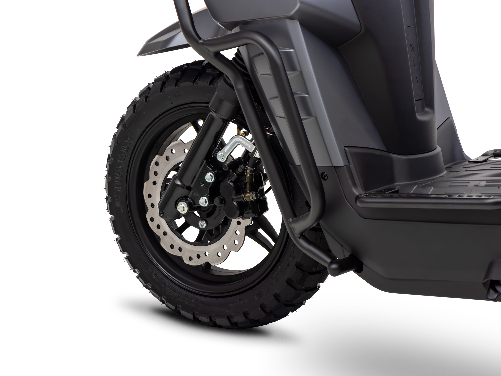 Motorroller Fighter 50 RT grau 45 km/h Euro 5 Scooter Mokick Roller