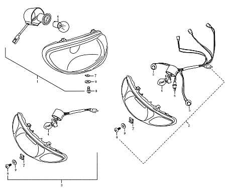 Rex Quad 150 Halogenbirne 25/25W 12V Motorroller.de Halogenleuchte ATV 150ccm 4Takt 150cc 4T Halogenglühlampe Scheinwerferlampe