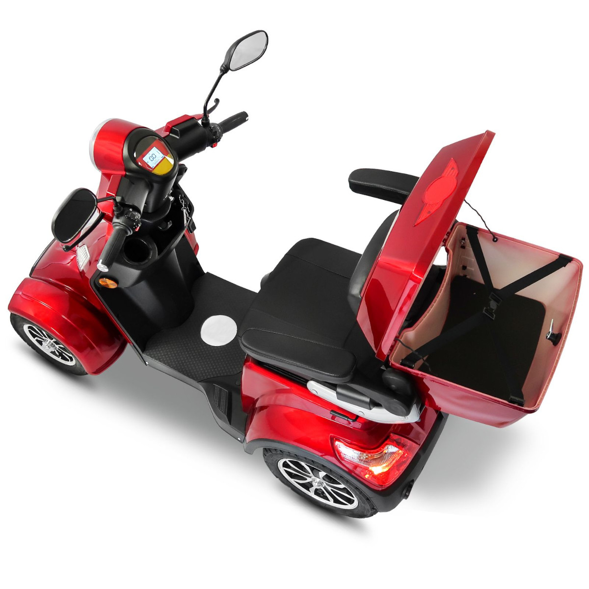E-Quad Scoody E4 Shopper 15 1000 Watt 15 km/h Seniorenmobil Seniorenroller E-Roller E-Scooter Elektroroller Lithium-Akku