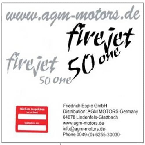 Dekoraufkleber Firejet 50 One New 2Takt 1220301-11