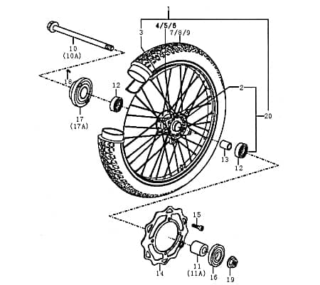 Buchse Rex Supermoto 125 DD Hülse Distanzhülse 125ccm 4Takt Motorroller.de Lagerbuchse Distanz-Hülse Distanzbuchse Passhülse Passbuchse Abstandshülse