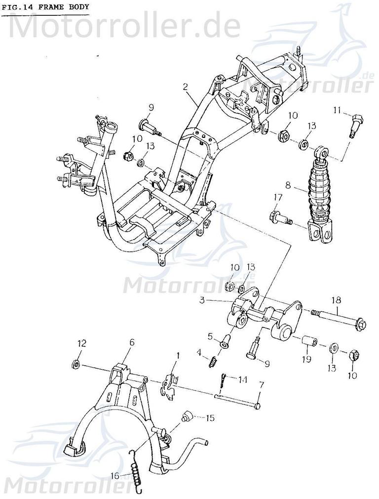 Baotian Land flyer Zahnrad für Ausgangswelle 50ccm 4Takt 115003-139QMA-0100 Motorroller.de 51 Zähne D=80.9mm Steuerrad Ritzel Ketten-Rad Zwischenrad