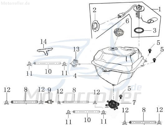 Dichtung Benzinstandgeber 32x41x5mm Jonway 2170804-2