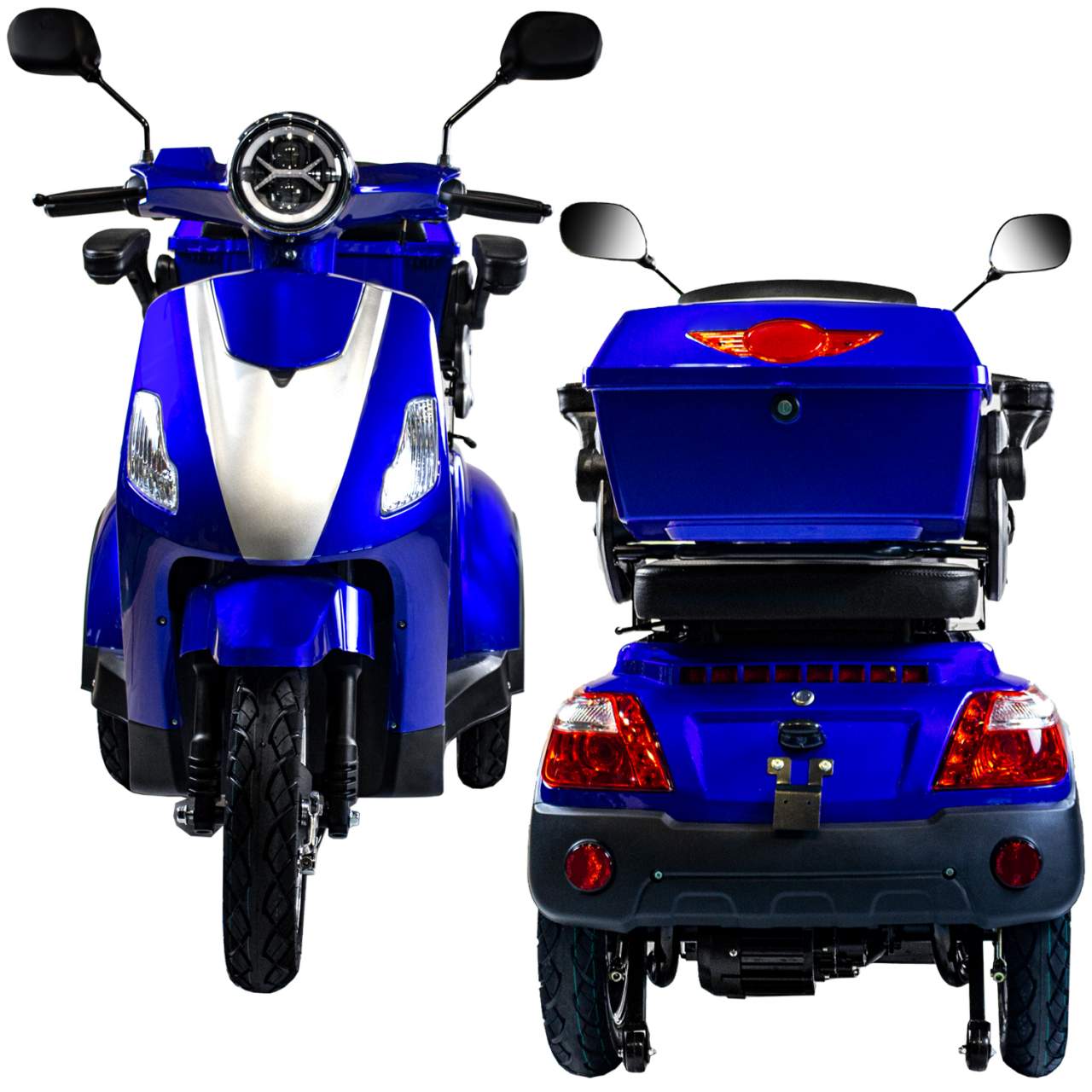 Elektroroller Scoody E3 Trike Y3 blau 25 km/h