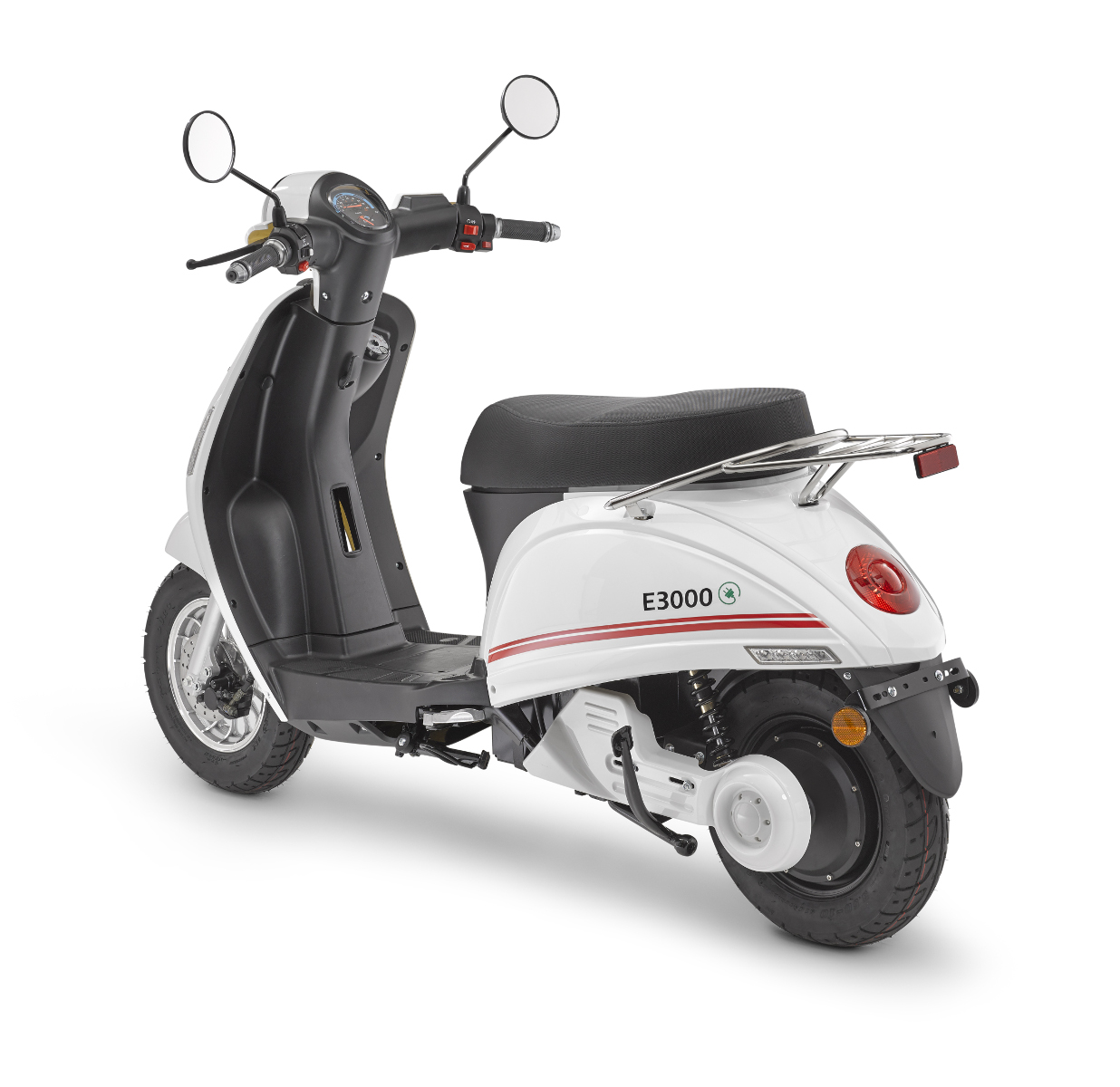 Elektroroller E3000 45 km/h Elektro Scooter weiß  günstig kaufen E-Roller E-Scooter Mokick Motorroller B-Ware
