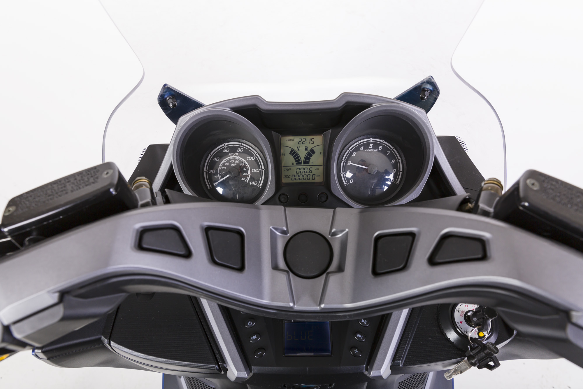 Motorroller Fighter 125 R GT Max silber 95 km/h 4-Ventiler Euro 5+ Großraumroller Leichtkraftrad Scooter 125ccm