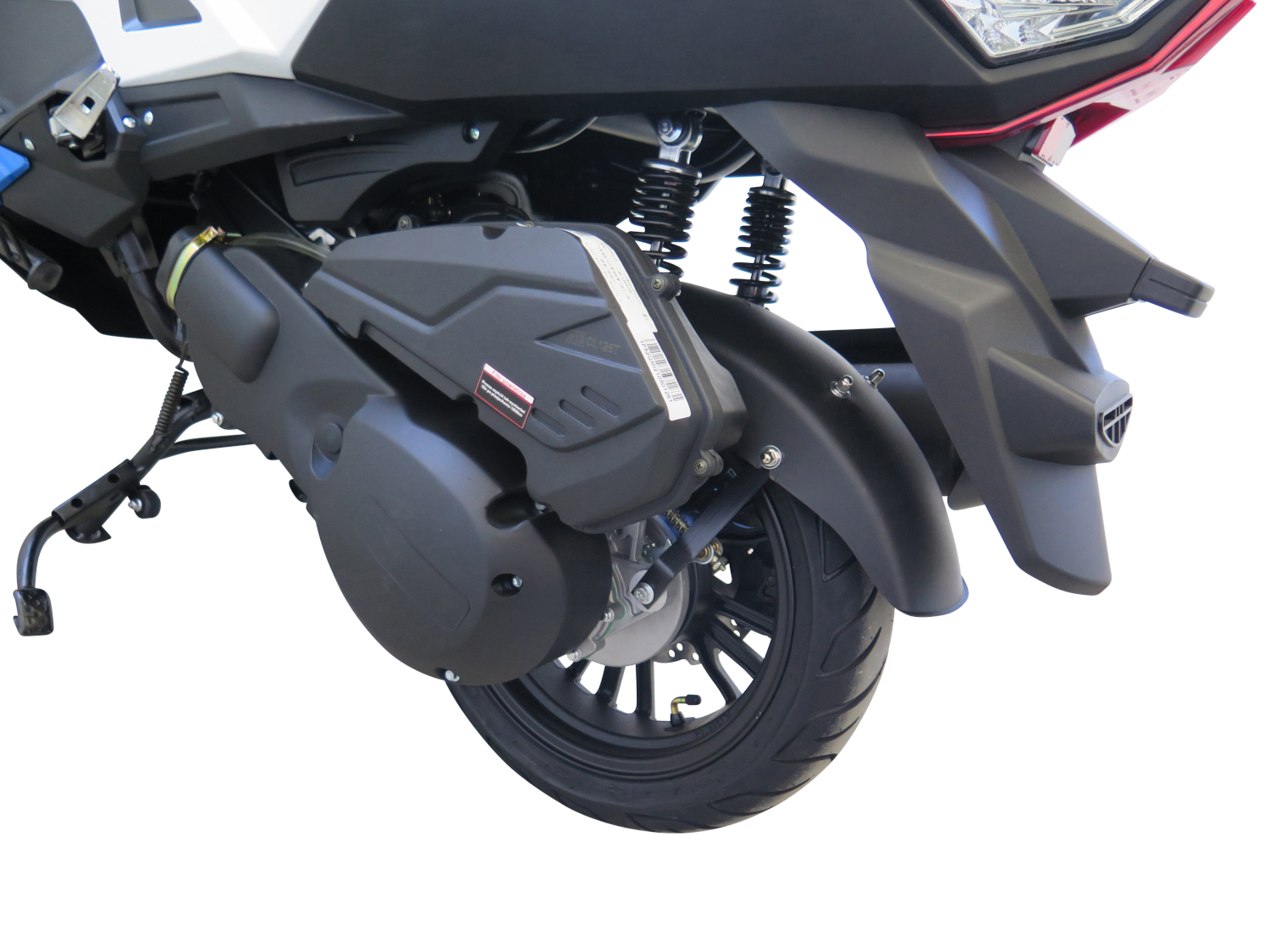 Motorroller Firejet 125 BMAX rot Euro 5 Scooter Roller 125 ccm 4 Takt