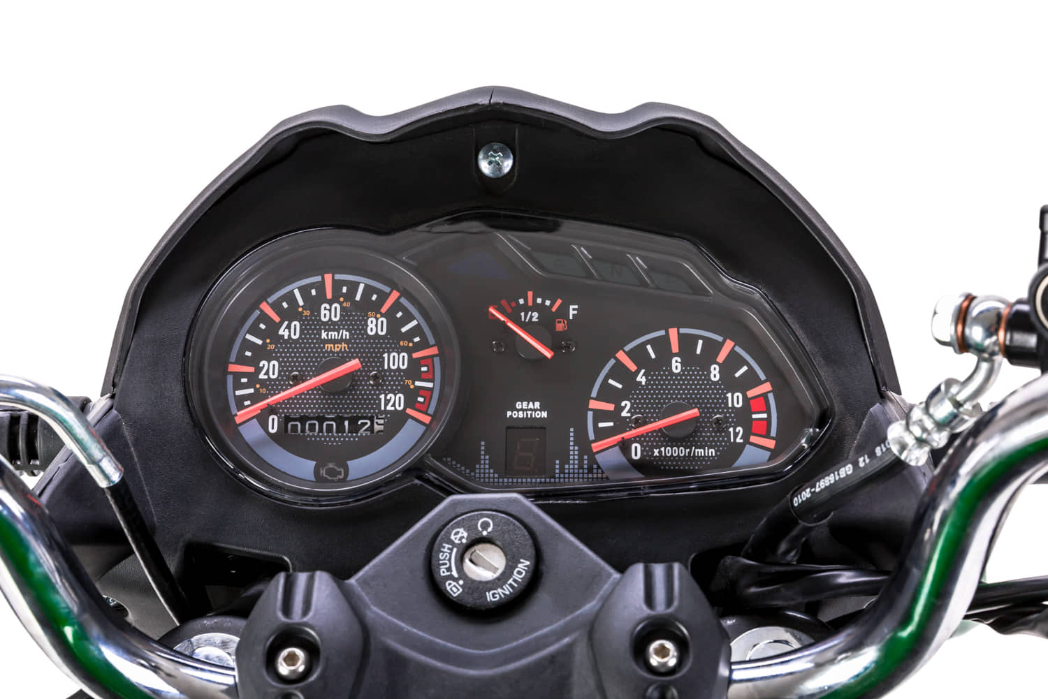 Motorrad Fighter 125 ZXT-RS grün Euro 5 Schaltmoped 125ccm 4 Takt Leichtkraftrad Krad Kraftrad 125er