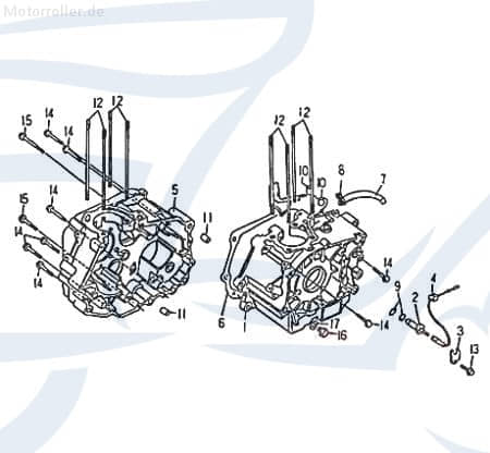 Stehbolzen M8x215 von Motorroller.de 98830