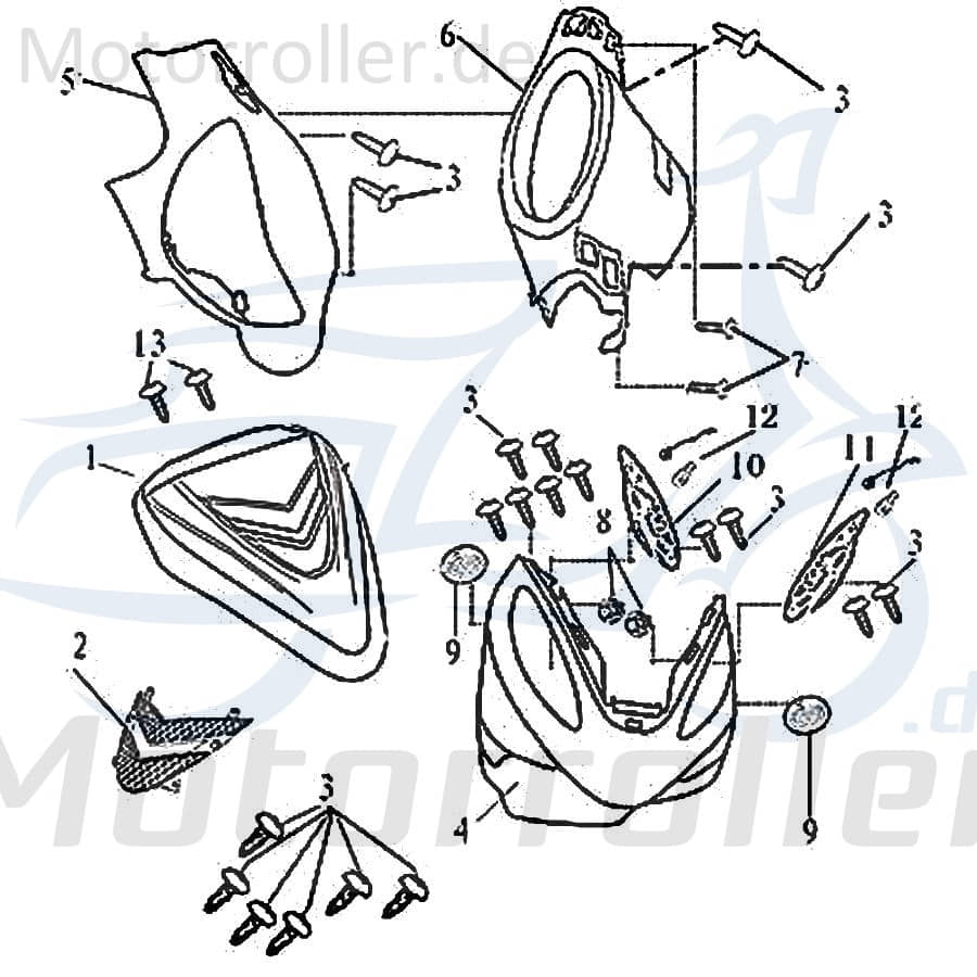 Dekorsatz komplett KONSUL 711100