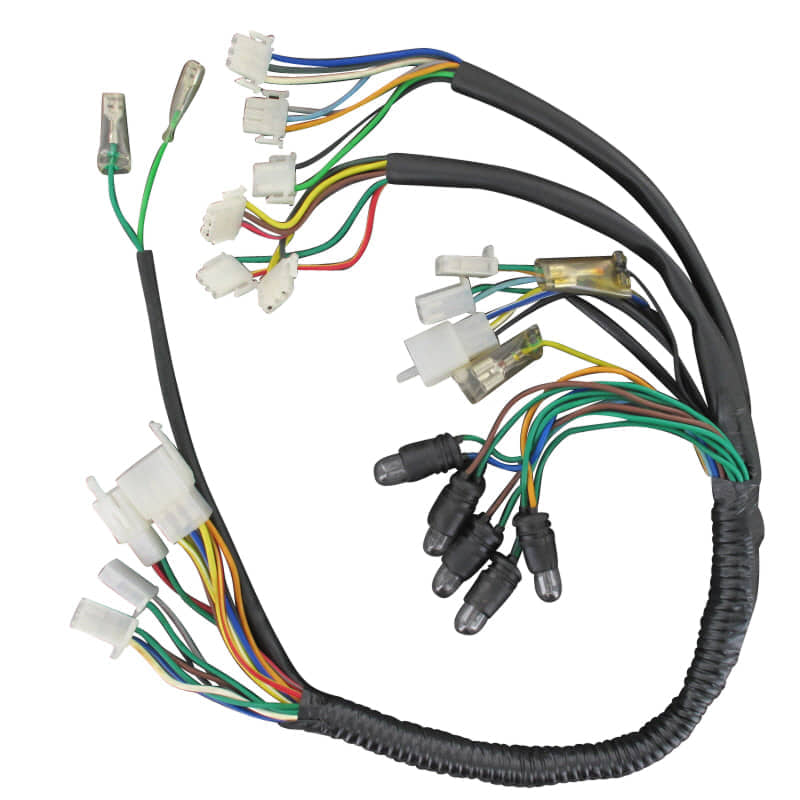 Kabelbaum Tacho Tachometer Rex Monza 50 Race Urban 706379 Motorroller.de Stromverteiler Kabelbaumverteiler Kabelsatz Kabel-Baum 50ccm-4Takt Scooter