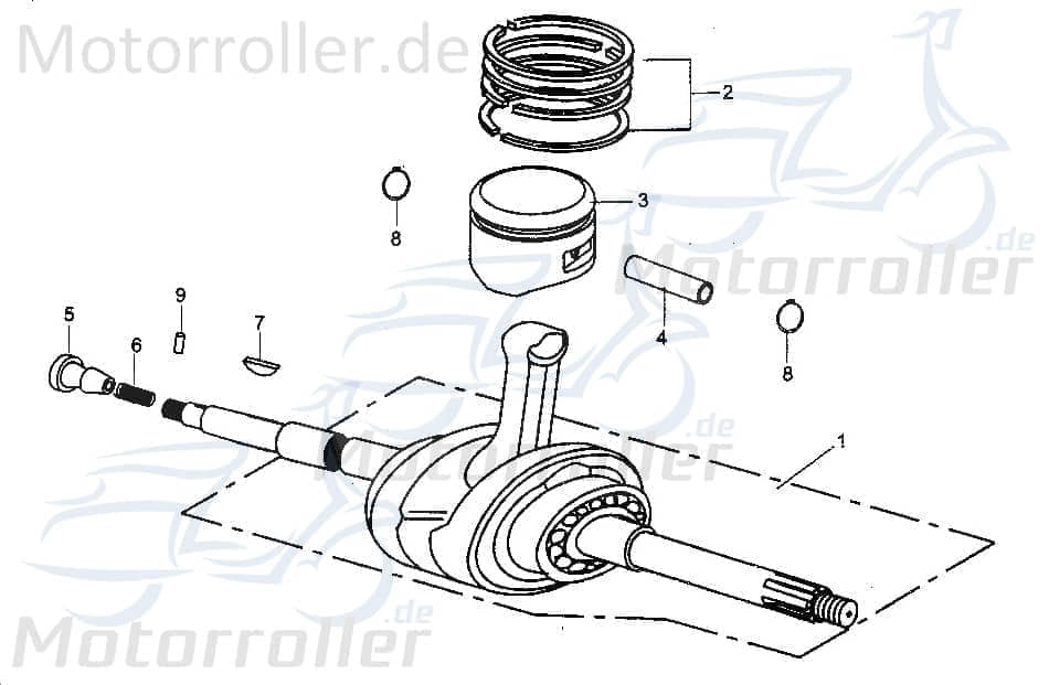 Kolbenringsatz Kolbenringe Tongjian Strassenbuggy 250 172MM-042000 Kompressionsringe Eppella ECM TBM Twister Hammerhead Wangye Kasea Buggy