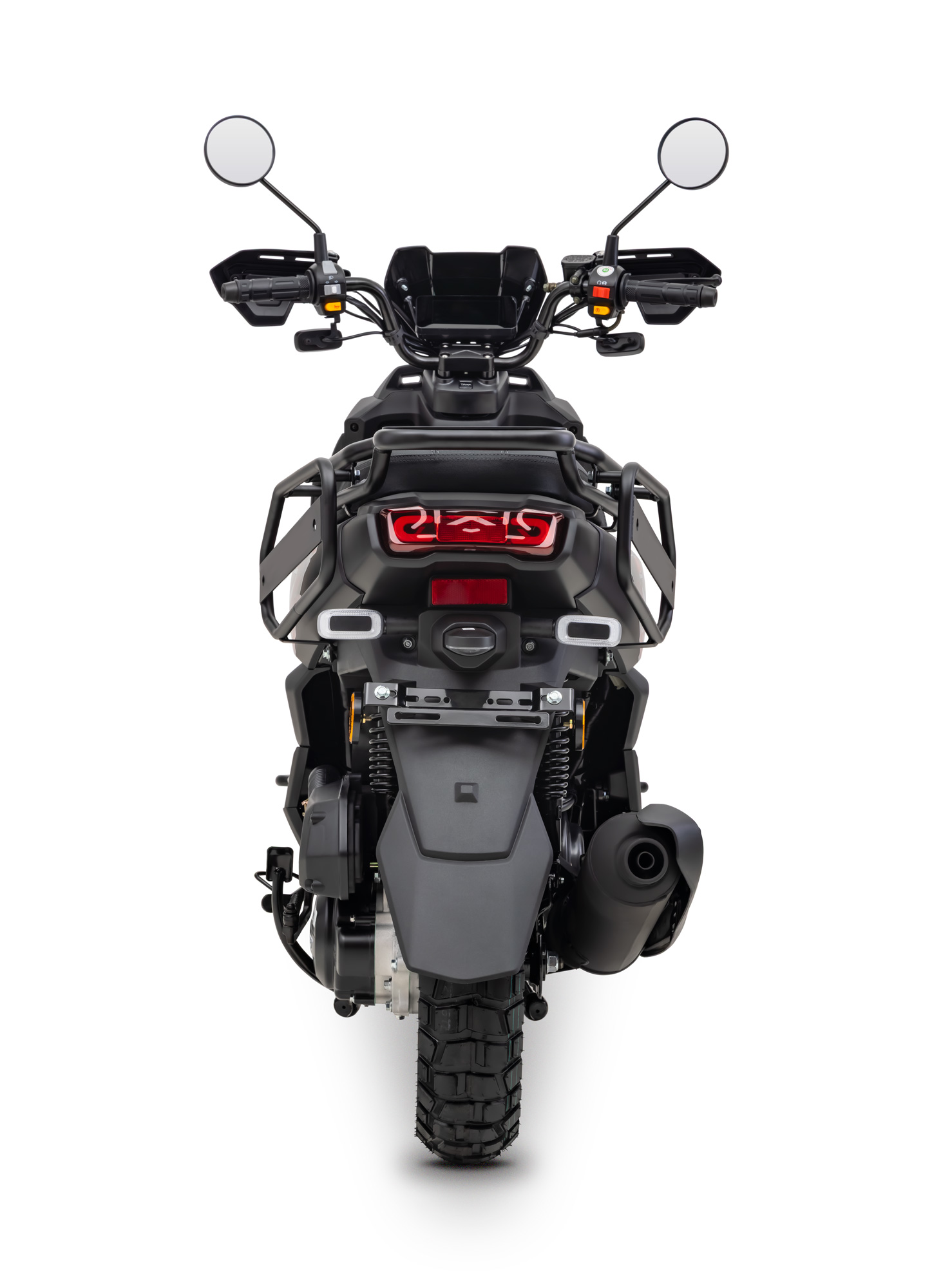 Motorroller Fighter 50 RT schwarz 45 km/h Euro 5 Scooter Mokick Roller