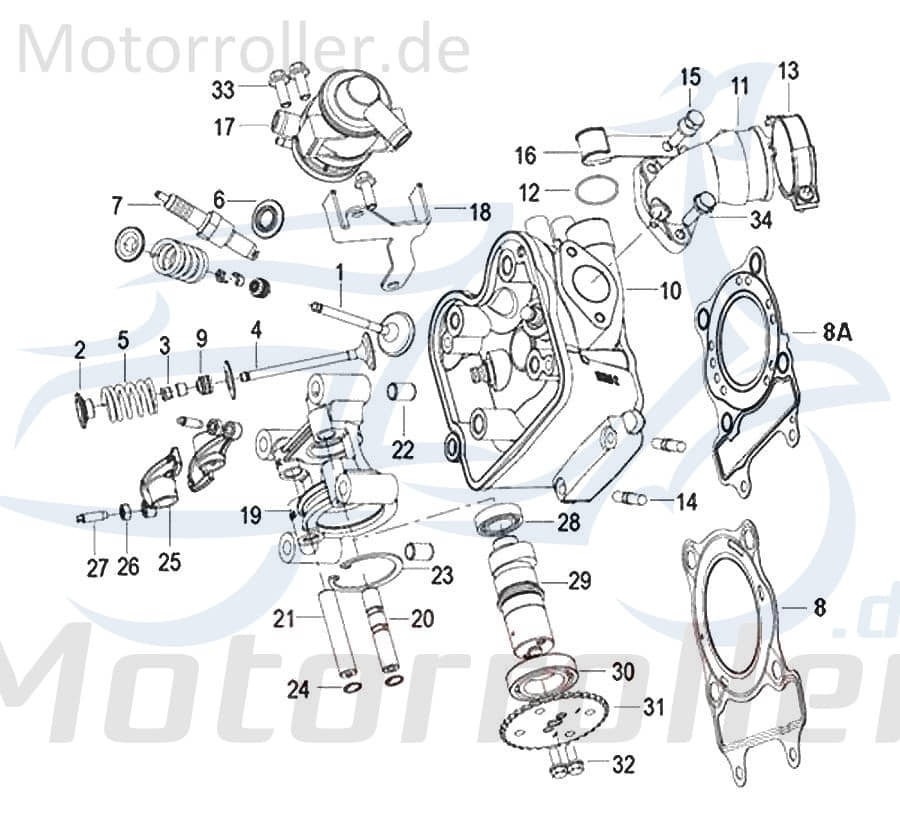 Antriebsrad Nockenwelle Starter 129033160000