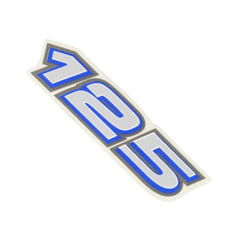 PGO Aufkleber 125 links rechts Sticker Dekor Dekor-Aufkleber C1601800000 Motorroller.de Klebeetikett Mokick Ersatzteil Service