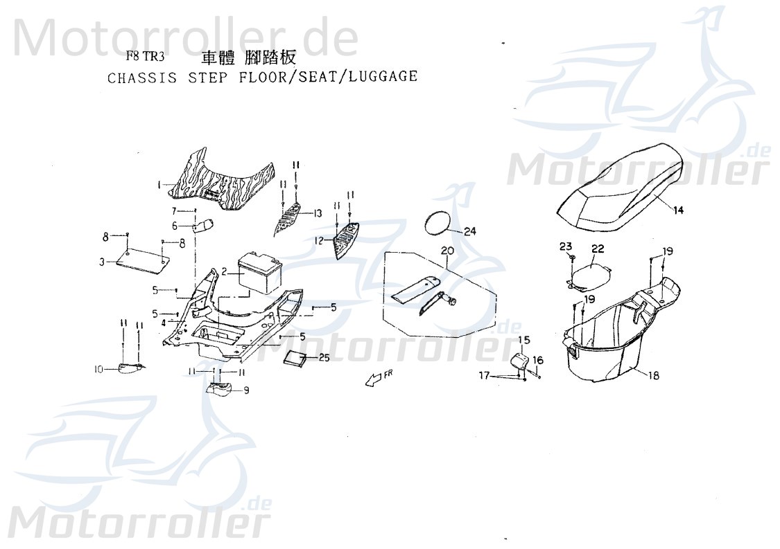 YUASA Batterie YTX4L-BS 12V 3Ah DIN 50314 PGO P5583000000 Motorroller.de 114x71x86mm Starterbatterie Roller-Batterie Rollerbatterie Akkumulator