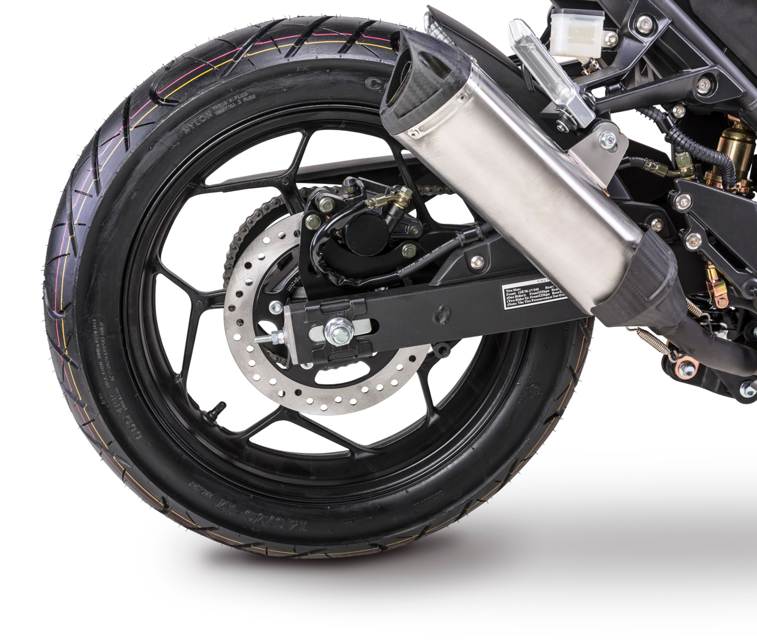 Motorrad Fighter 50 AF-RS weiß-rot 45 km/h Euro 5 Schaltmoped Mokick Kleinkraftrad