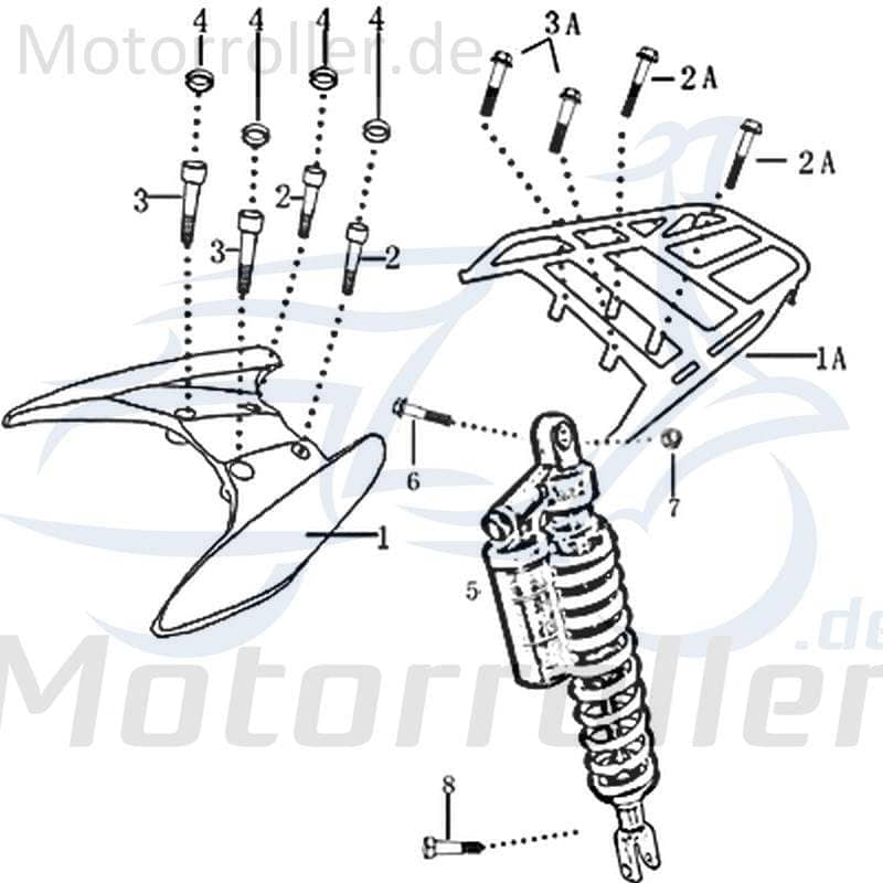 Soziusgriffe gelb Soziushalter 1020813(YELLOW)