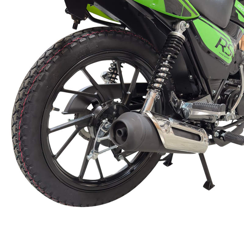 Motorrad Fighter 50 Sprint-S grün 45 km/h Euro 5 Schaltmoped Mokick 50ccm 4 Takt Kleinkraftrad Krad