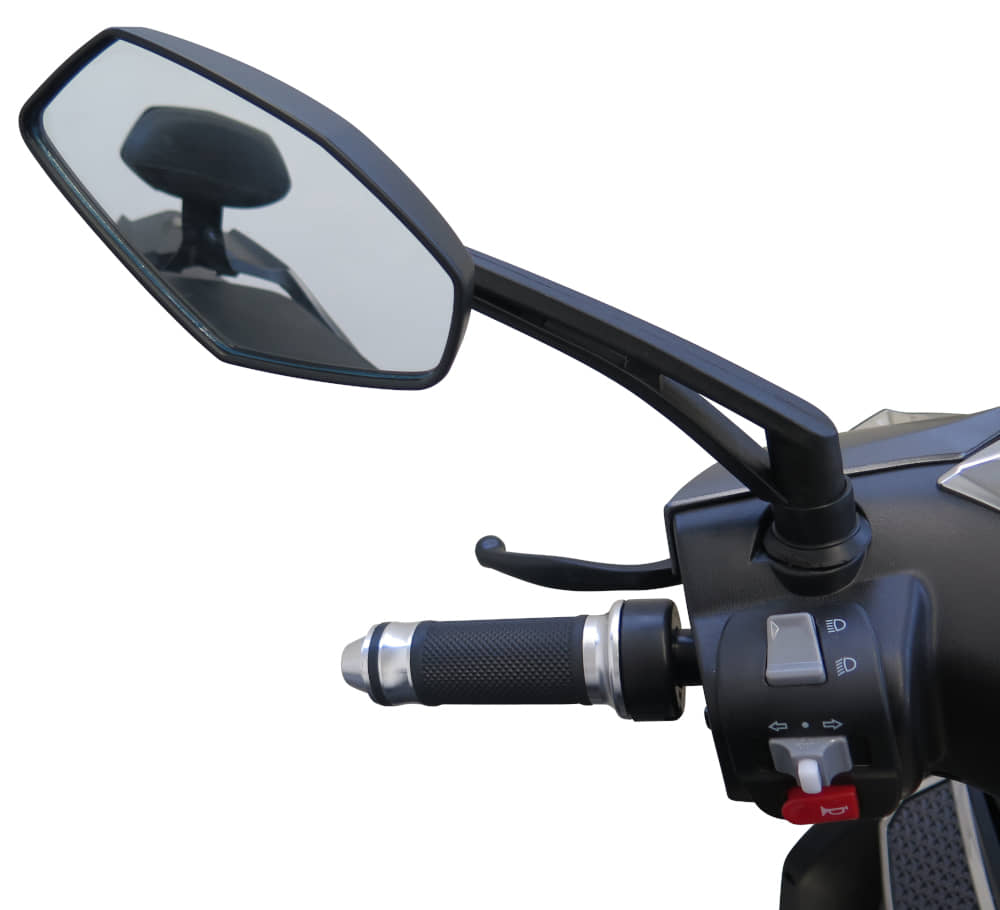 E-Fighter 45 km/h Elektroroller grau-grün  3000 Watt Lithium-Akku