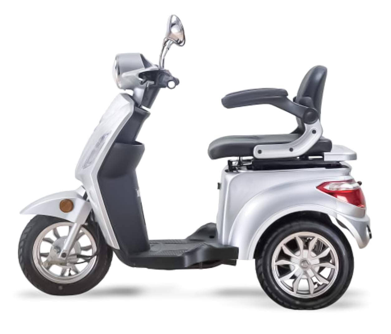 Elektroroller Scoody E3 Trike BT 25 km/h schwarz Dreiradroller E-Roller E-Dreirad E-Scooter Seniorenroller Seniorenmobil E-Trike Handycaproller