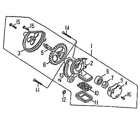 O-Ring Dichtring Gummiring 3x6 Ölpumpe Quad ATV 98814
