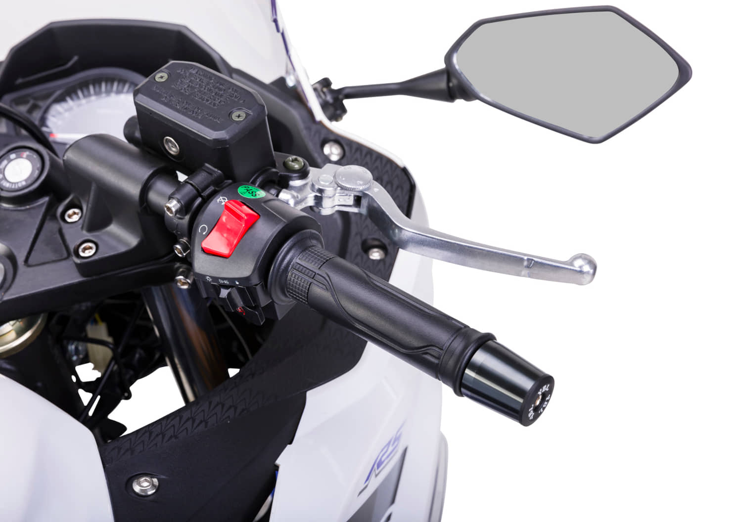 Motorrad Fighter 50 AF-RS schwarz-rot 45 km/h Euro 5 Schaltmoped Mokick Kleinkraftrad