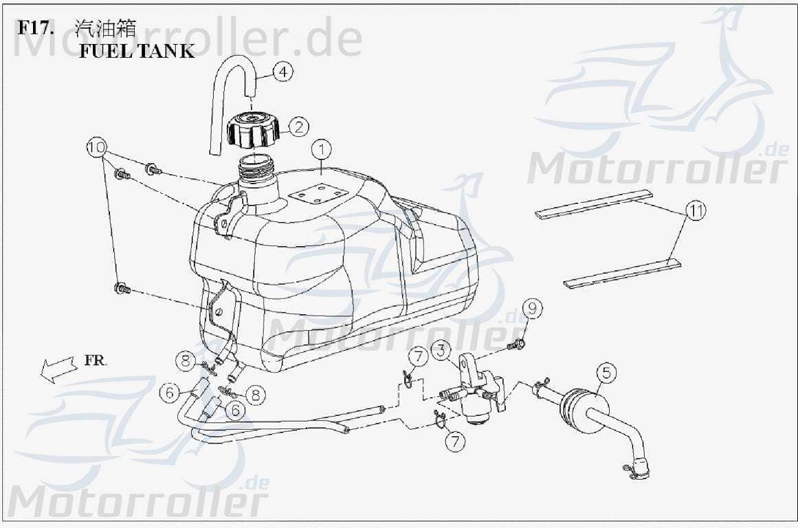 PGO X3-250 Hitzeschutz 50ccm-2Takt Hitzeschild Hitzeblech 250ccm 4Takt X26240616503 Motorroller.de Hitze-Schutz Hitze-Blech Hitze-Schild Quad ATV UTV