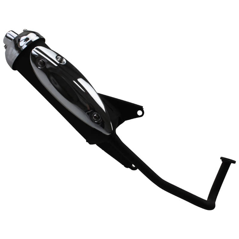 Jack Fox City Star 50 Auspuffanlage 50ccm 4Takt Roller Motorroller.de Endschalldämpfer 50cc 4T Auspuff Endtopf Schalldämpfer Auspuff-Anlage