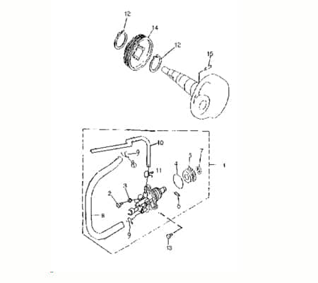 O-Ring Dichtring Gummiring Gummi-Ring Ölpumpe 730067