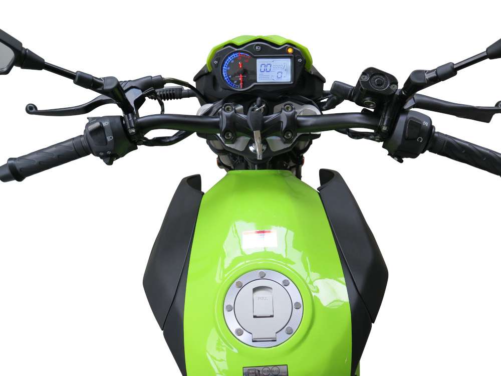 Motorrad Fighter 50 FR-S rot 45 km/h Euro 5 Schaltmoped Mokick 50ccm 4 Takt Kleinkraftrad Krad