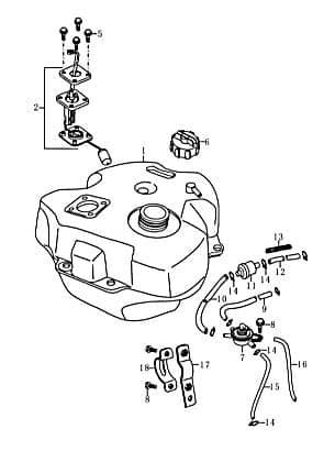 Benzinschlauch FIG 32A-10 FIG-32A-10