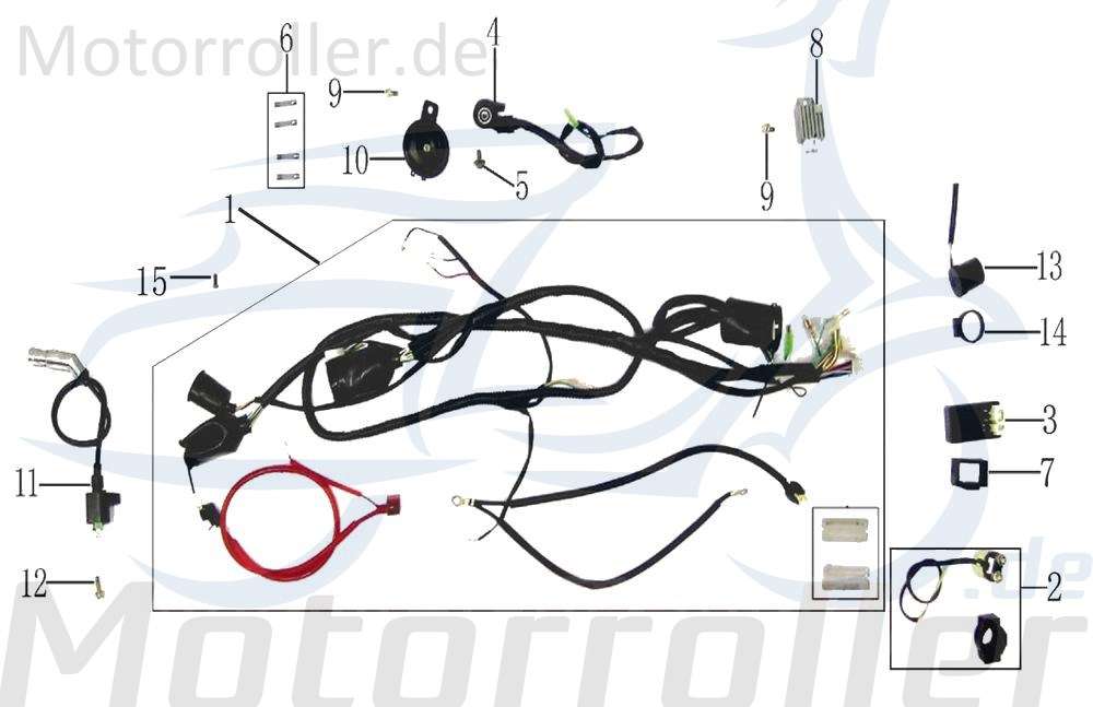 Kabelbaum TB6A-060100000 von PGO