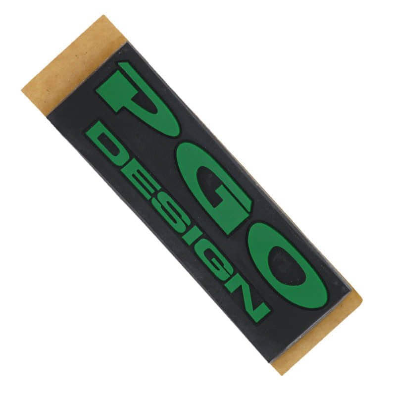 Aufkleber "PGO Design" Fußraum PMX 110 Sticker Dekor Dekor-Aufkleber P2601010000 Motorroller.de Klebeetikett Logo Emblem Schriftzug