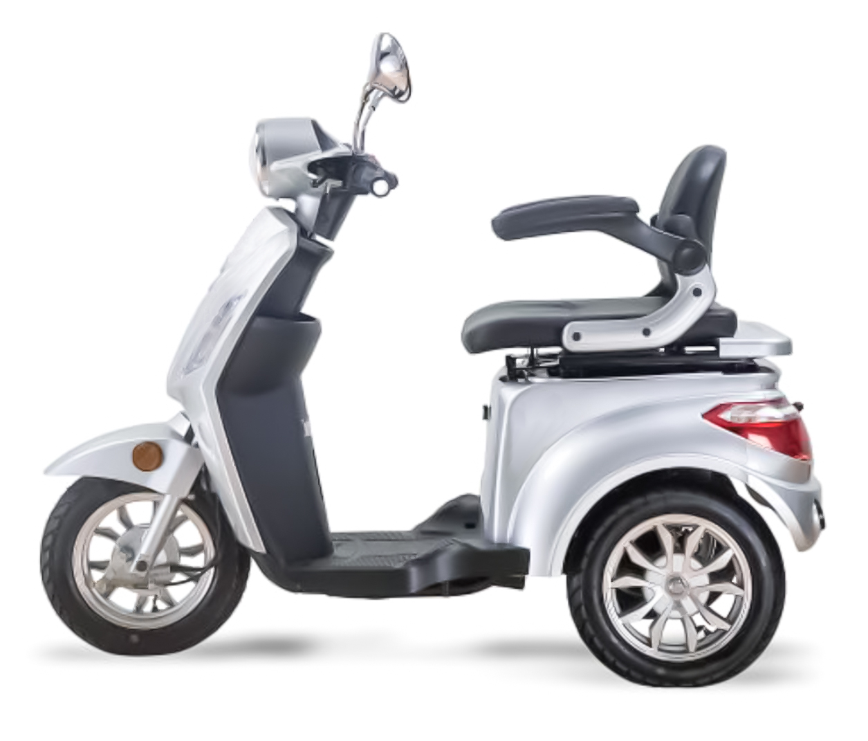 Elektroroller Scoody E3 Trike BT 25 km/h schwarz Dreiradroller E-Roller E-Dreirad E-Scooter Seniorenroller Seniorenmobil E-Trike Handycaproller