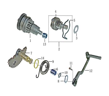 Buchse Anlasserfreilauf 8x12x8.5mm Rex RS450 704156 Motorroller.de Hülse Distanzhülse Lagerbuchse Distanz-Hülse Distanzbuchse Passhülse Scooter