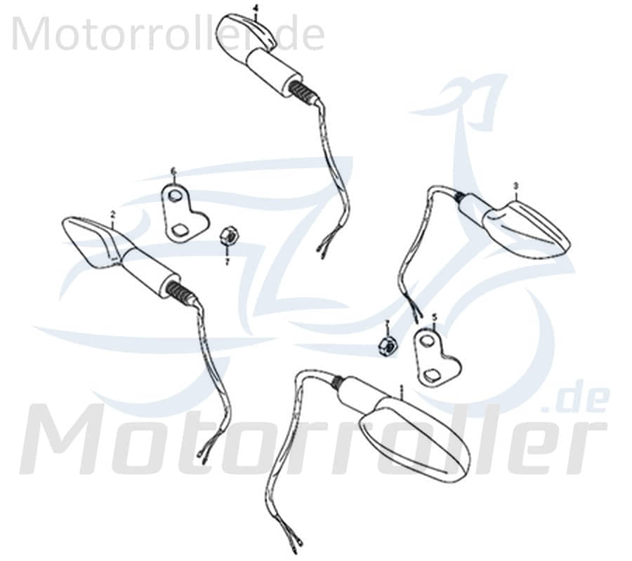 Mutter M10 Flanschmutter Bundmutter Sechskant-Mutter 781139 Motorroller.de Sechskantmutter Flansch-Mutter Maschinenmutter Maschinen-Mutter Bund-Mutter