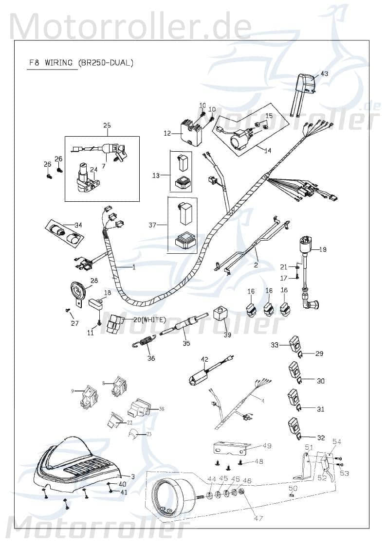 PGO Widerstand Bugrider 250 Vorwiderstand Buggy 250ccm 4Takt Motorroller.de Widerstandskomponente Widerstands-Komponente Widerstandseinheit Ersatzteil