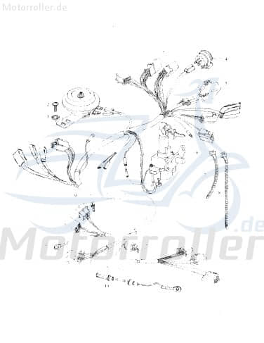 Sundiro XDZ 50 TA Blinkrelais 50ccm 2Takt FIG.-18-NO.-05 Motorroller.de 12V 2x8W Blinkerrelais Blinkgeber Blinker-Relais Blink-Geber Signallichtrelais