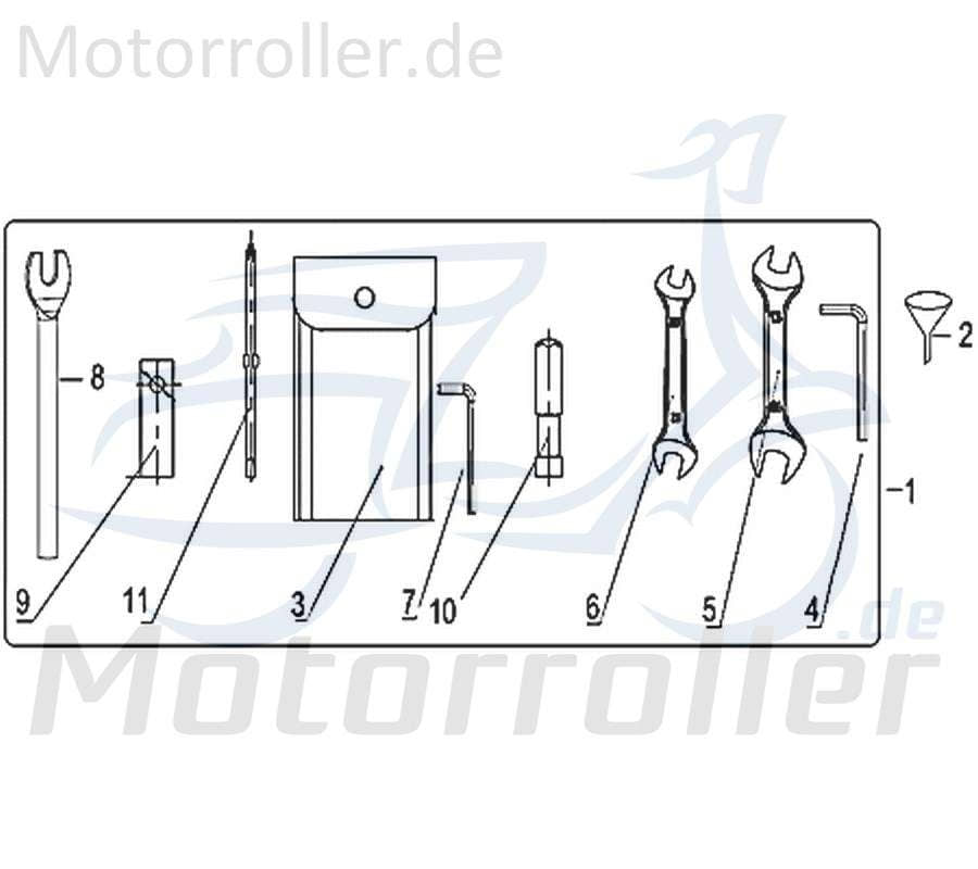 Kreidler Insignio 125 250 DD 2.0 Trichter 750182 Einfüllhilfe Motorroller Scooter Zubehör