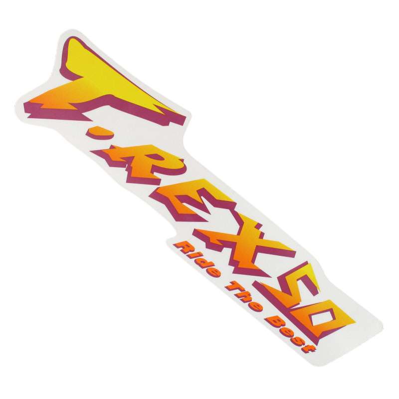 PGO T-Rex 50 Aufkleber Seitenverkleidung "T-REX 50 Ride The Best" Sticker Dekor C1601120000 Motorroller.de Dekor-Aufkleber Klebeetikett Scooter