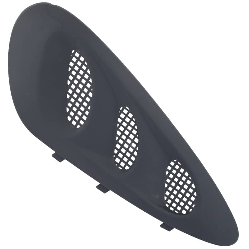 PGO Lufteinlass links dunkelgrau TR3 50 Mofa Lüftung Kühlung C1627001760 Motorroller.de Sitzverkleidung PGO 50ccm-2Takt Dreiradroller Service