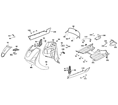 Unterlegscheibe Gummi Motorroller Rex 740449