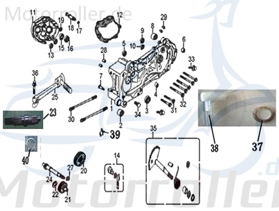 Simmerring 17x30x6 mm Simmering 91204-SQ5A-9000