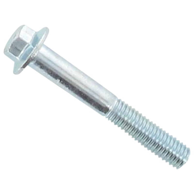 Schraube M6 x 85mm mit Bund weiß verzinkt 700177