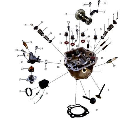 Jonway Insignio 250 DD Thermostat 250ccm 4Takt 31141010 Motorroller.de Temperaturschalter Temperaturregeler Überhitzungsschalter 250ccm-4Takt Scooter