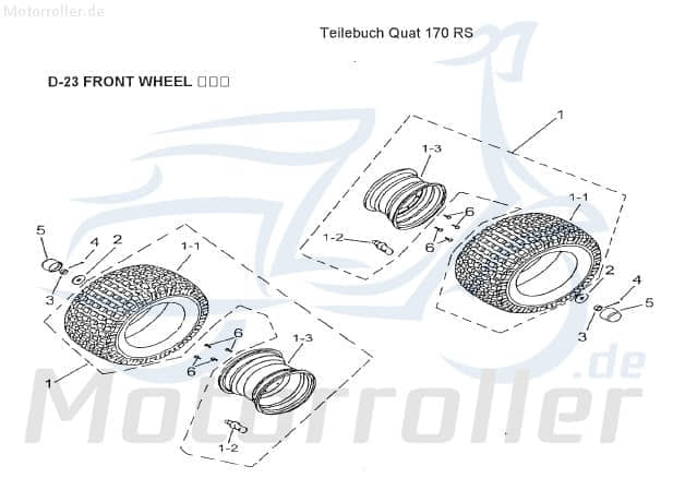 AEON Dichtring Gummi-Ring Dichtung 94102-1440045-C