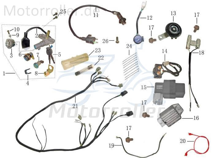 Blinkgeber Blinkrelais 3-polig mit Kabel 2 1060001-1