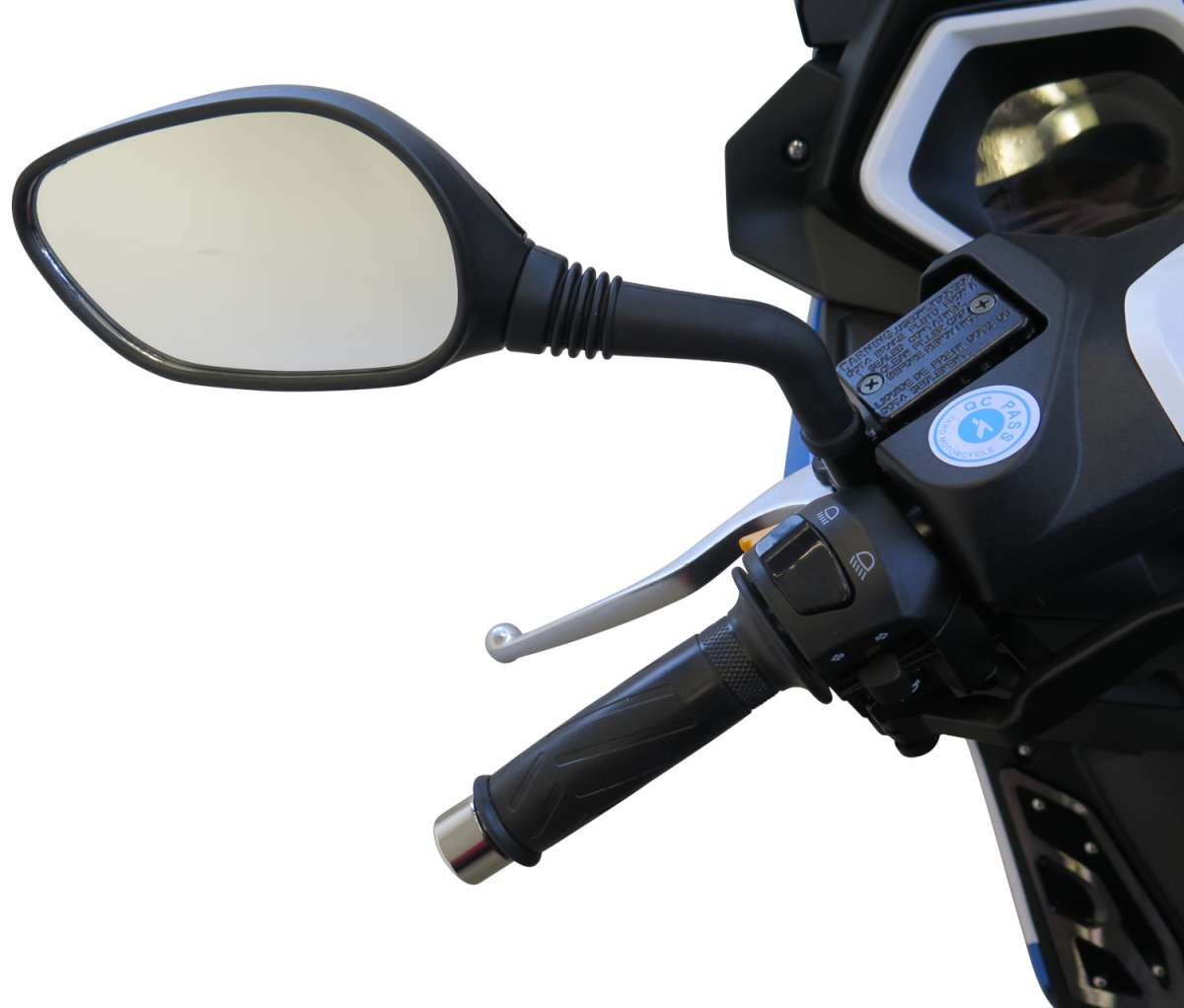 Motorroller Firejet 125 BMAX weiß-blau Euro 5 Scooter Roller 125 ccm 4 Takt